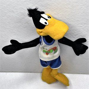 Warner Bros®©  Looney Tunes DAFFY DUCK Plushie Soft Toy 12" Preowned No Tags